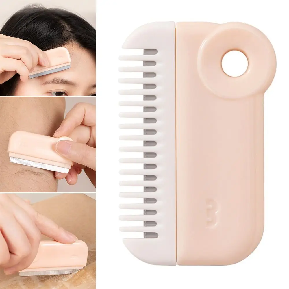 

2 In 1 Hair Cutting Trimmer Barber Comb Bangs Hair Remover Blades Replaceable Hair Thinning Comb Haircut Styling Accessories