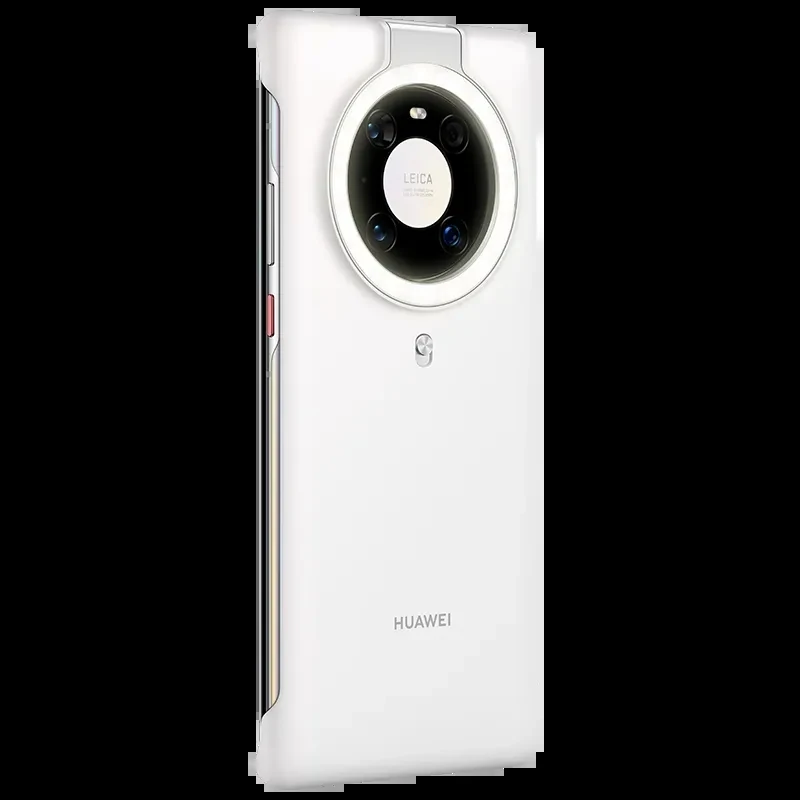SATURCASE Custodia Hybrid 2 In 1 Per Huawei Mate 40 Pro: Protezione Antiurto Con Anello Metallico E Supporto Magnetico, Nero - 2