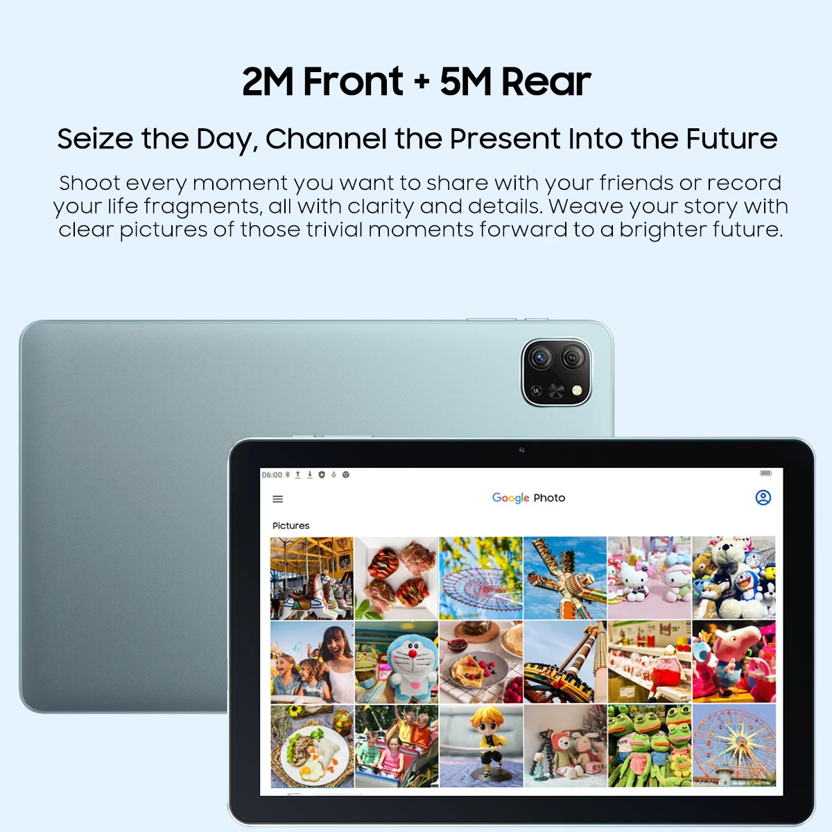 Blackview Oscal Pad 60 Tablet 3GB+64GB Android 12 10.1'' HD+ Display Dual Box Speaker 6580mAh Battery Wifi Tablets PC 5