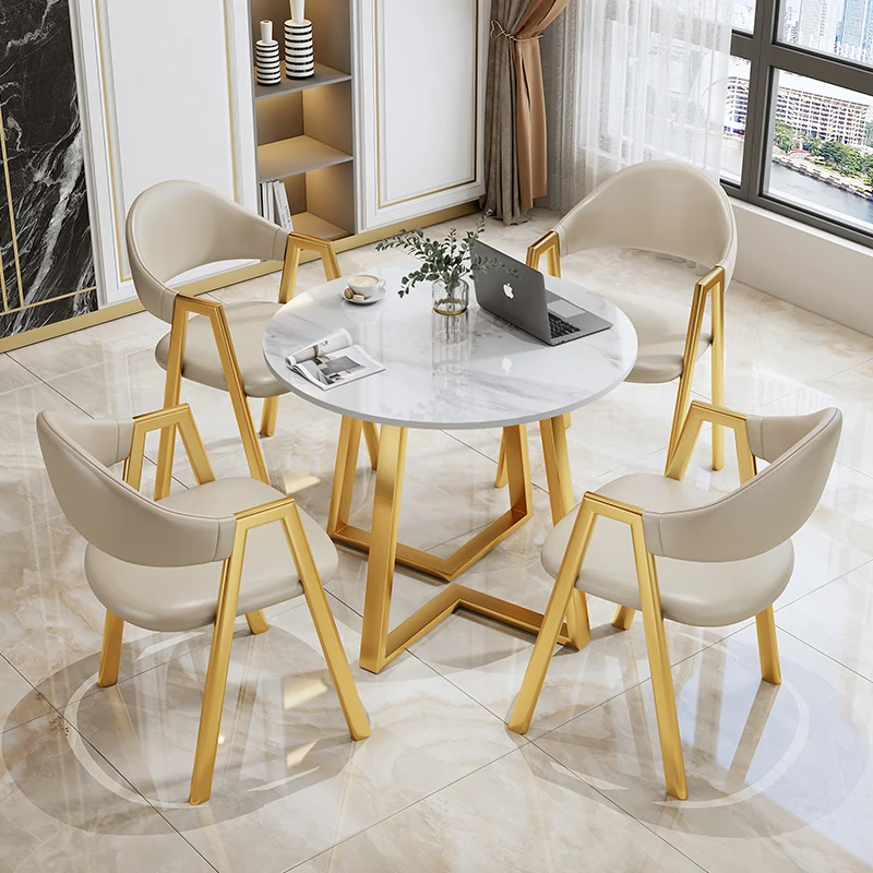 

Restaurant Living Room Dining Table Round Balcony Outdoor White Center Coffee Table Bistrot Newclassic Mesas De Jantar Furniture