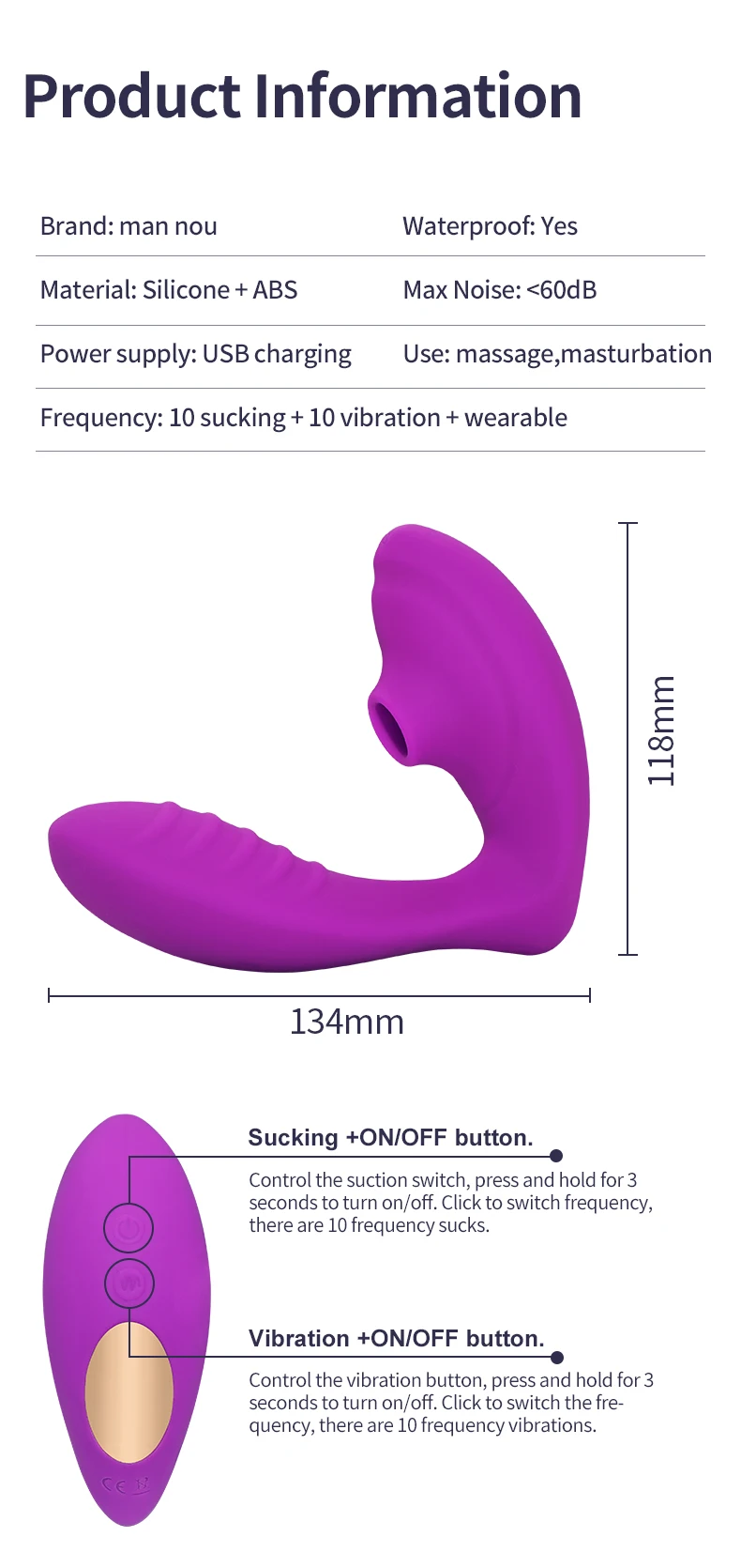 Clit Sucking G Spot Vibrator With Massage For Female Pleasure_voghion.com