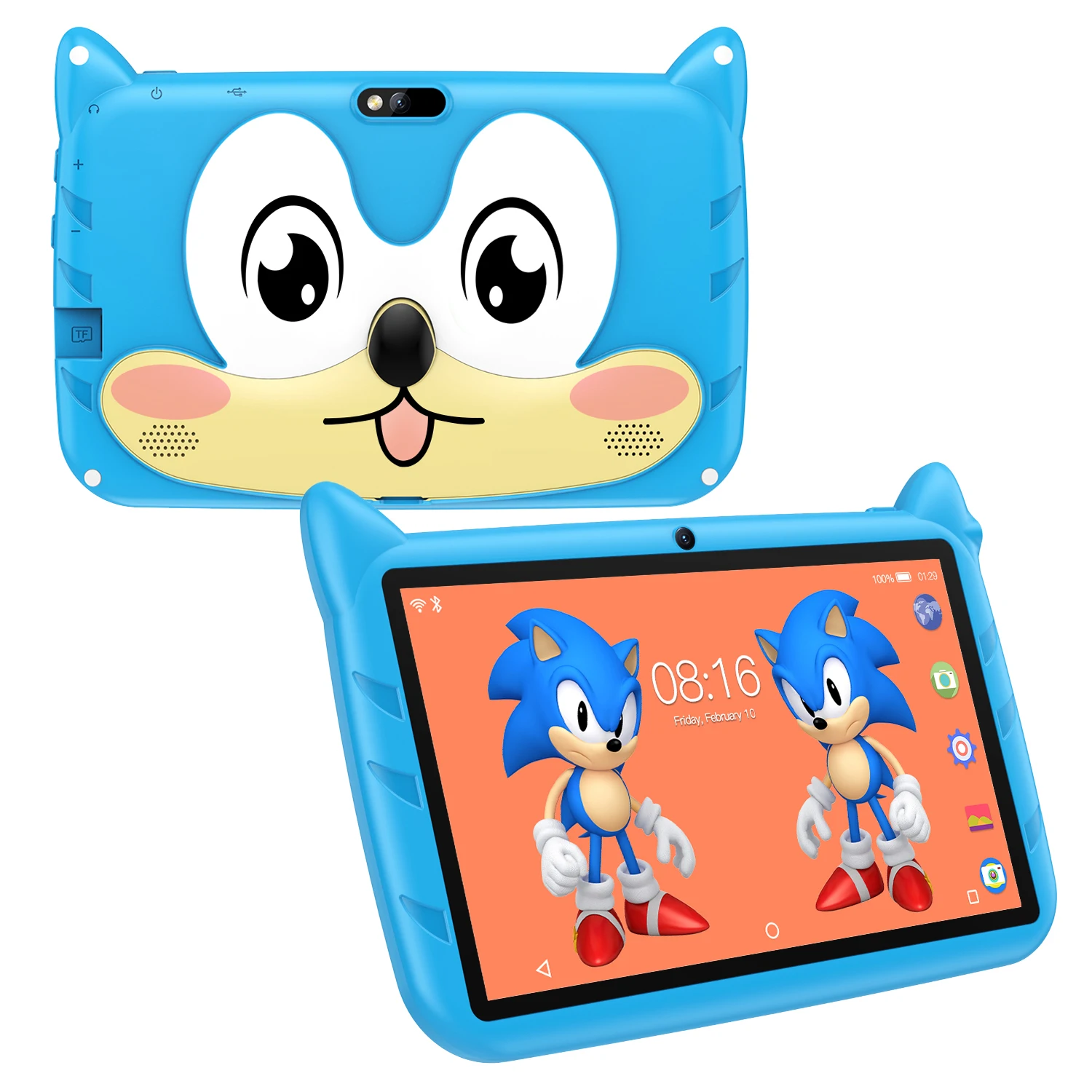 子供向け漫画学習タブレット,7インチ,クアッドコア,4GB RAM, 64GB ROM,デュアルカメラ,子供向けギフト,新しい - AliExpress 4000 mAhバッテリーを備えたタブレット-7インチの子供用タブレット、4 GB + 64 GB のライトタブレット、ダブルカメラ