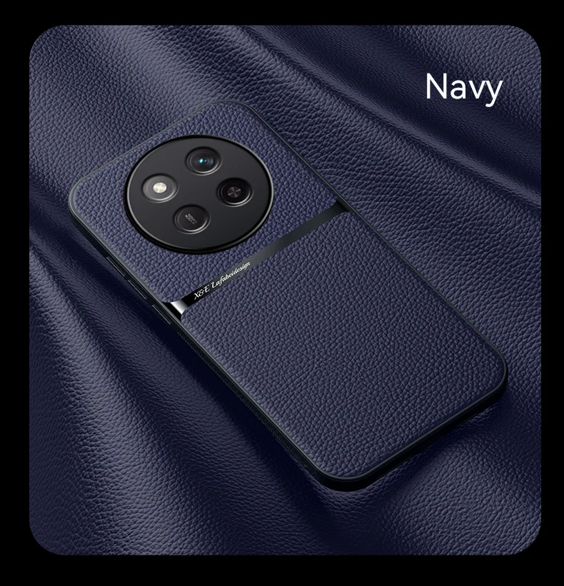 Luxury PU Leather Magnetic Protective Case - Premium Hard Shell Cover