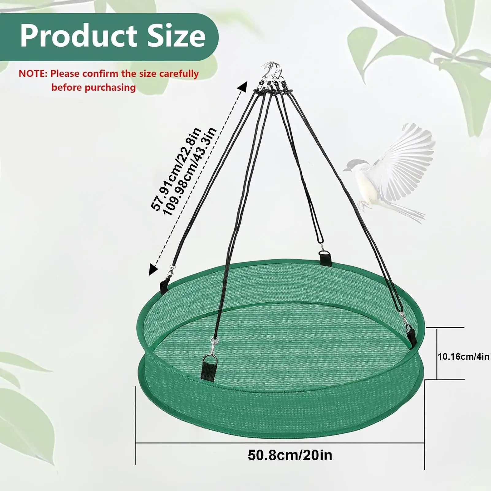 Bird Feeder Tray Humming Bird Feeder Tray Weatherproof Feeding Device Heavy Duty Catcher Tray for Balcony Backyard Garden Yard