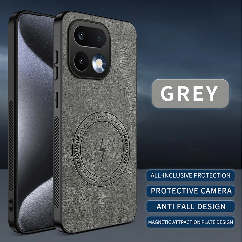 Luxury Classic Leather Magnetic Phone Case - Premium Design