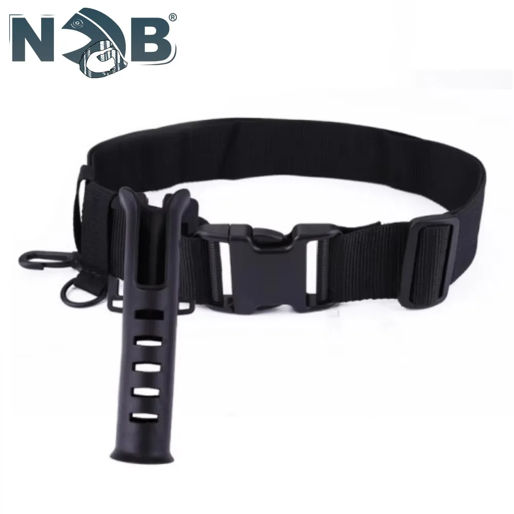 NGB Tragbare Angelrute Gürtel Halter Einstellbare Taille Locken Angelrute Einfügen Gerät Zubehör