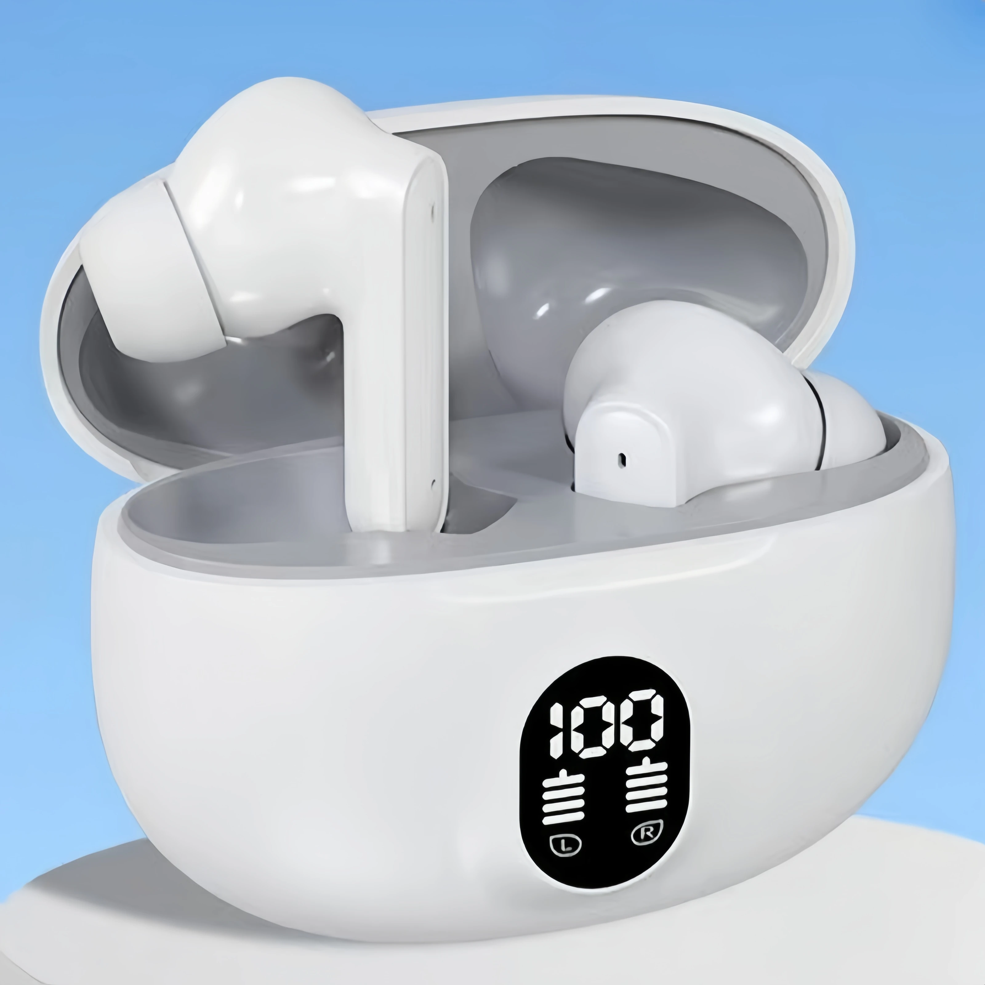 895B TWS Wireless Earbuds Noise Canceling Waterproof Ear Buds in-Ear Stereo Headphones with LED Display Charging Case 6