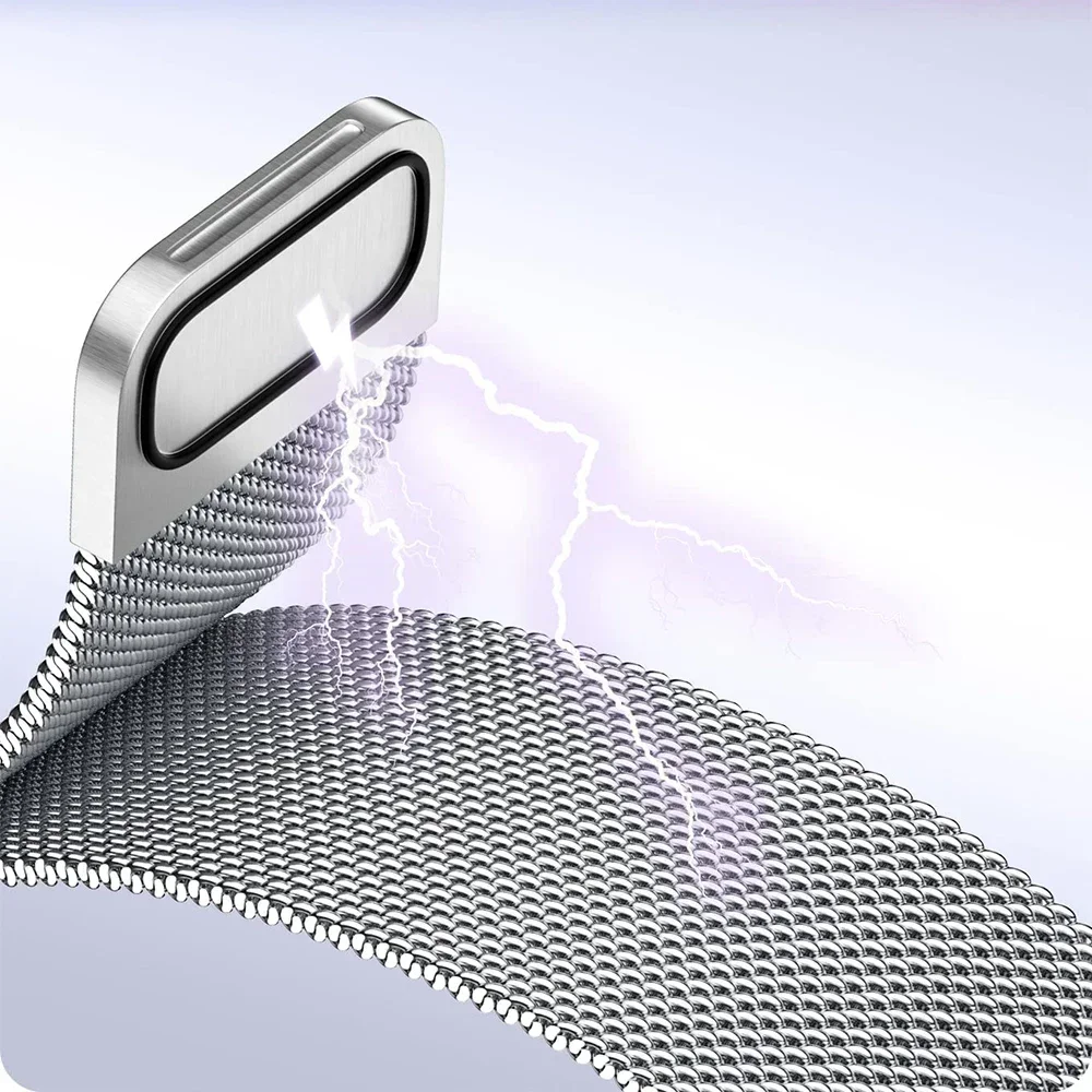 Sleek Milanese Loop Band for Smartwatches - No Gaps Design, Multiple Sizes