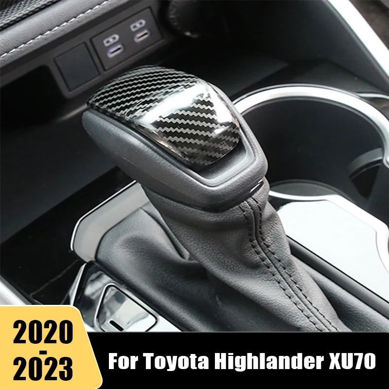 

Ручка переключения передач из нержавеющей стали для Toyota Highlander Kluger XU70 2020 2021 2022