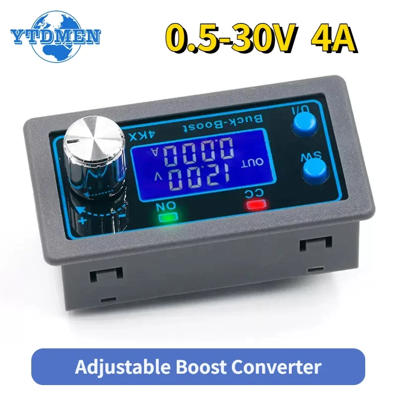 ZK-4KX DC-DC Buck Boost Converter CC CV 0.5-30V 4A Power Module Adjustable Regulated