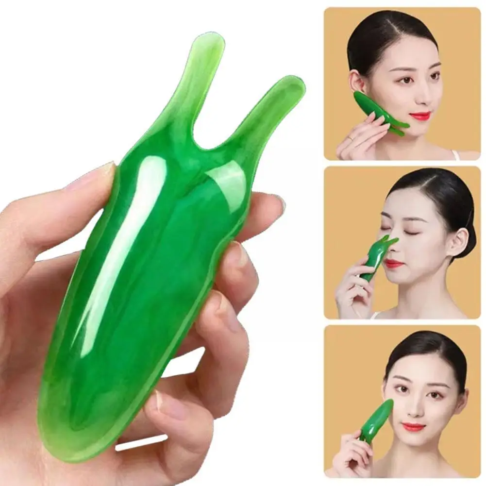 Facial Massager Facial Beauty Instrument Nose Shaper Nose Face Massage Multifuctional Massager Nose Shaper Device Two-angle Massage Nasal Snail Scraping Scraper Board Tool J4Q2