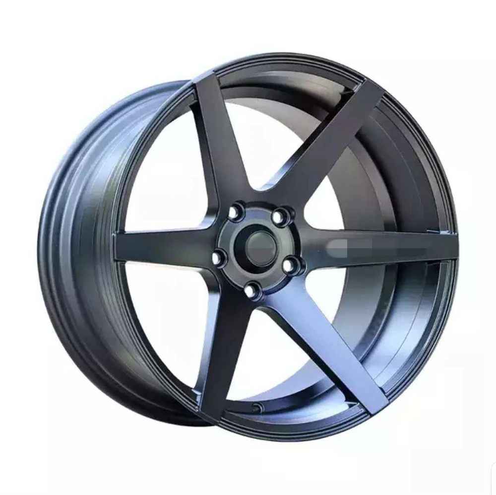 4PCS Hot Sale Casting Matt Black Alloy Wheels With 17 18 Inch 5 Holes 6 Holes For VW Honda Lexus