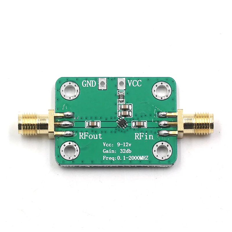 RF wideband low noise amplifier LNA wideband amplifier module 0.1-3000MHz gain 30dB DC power supply voltage 5~12V