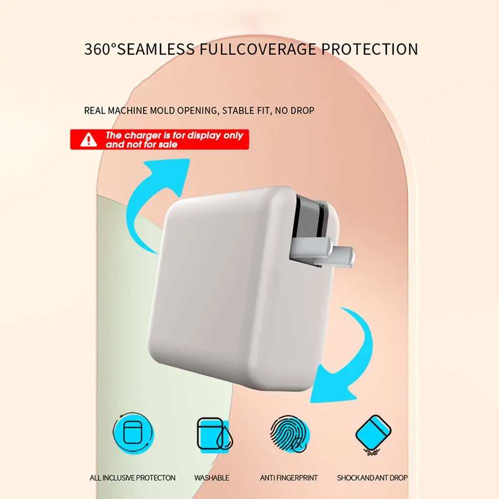 Anker Zolo 140W 4포트 질화갈륨 충전기용 실리콘 보호 커버 낙하 방지 및 긁힘 방지 땀 방지 쉘