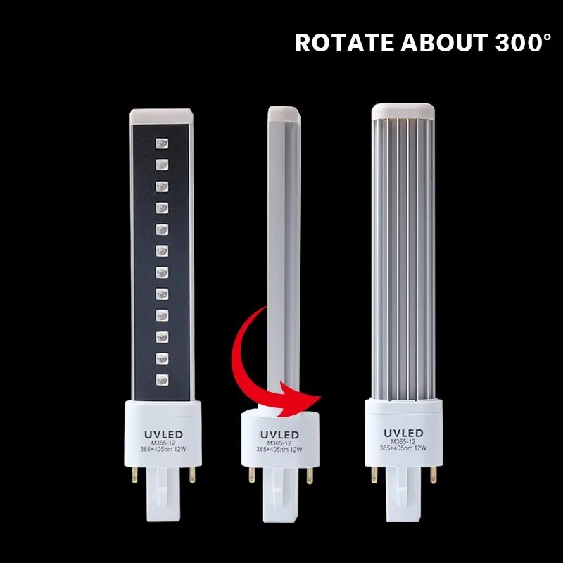 9LEDS/12LEDS/16LEDS Double Light Source UV LED Lam 9W/12W Electronic Inductive Curing Lamp Replacement for Nail Art Dryer 4