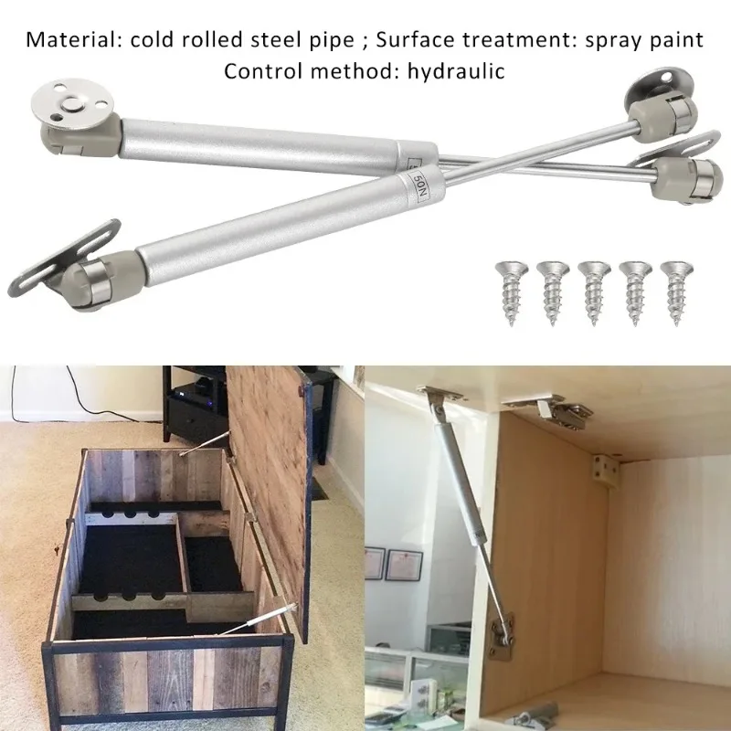 Pneumatic Rod 2/4pcs for Furniture Hinge Kitchen Cabinet Door Lift Hydraulic Gas Spring Stay furniture hinge cabinet door hinges cabinet hinges