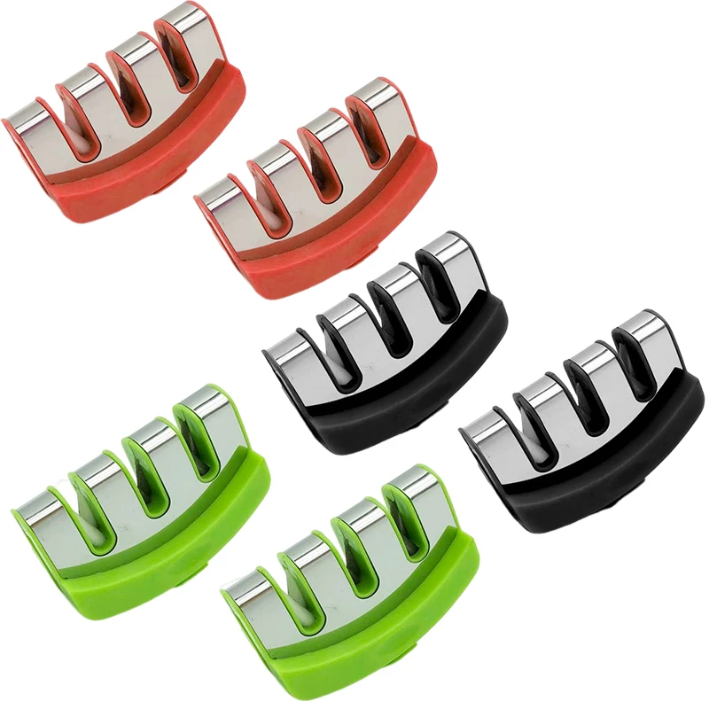 3 Stages Professional Kitchen Knife Sharpener Sharpening Stone Grinder knives Whetstone Tungsten Diamond Ceramic Sharpener Tool knife sharpener kitchen knife sharpener knife sharpening stone diamond sharpening stone