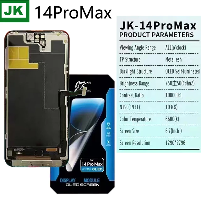 Display Touchscreen Soft OLED Black/schwarz Passend Für IPhone 13