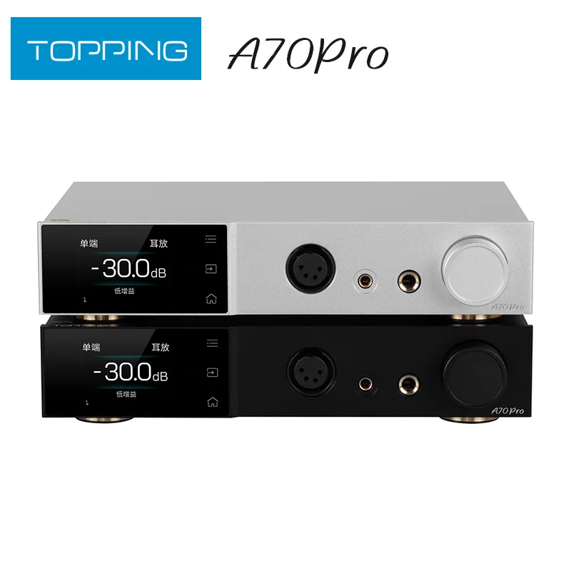 Topping A70 Pro Amplificatore Per Cuffie + Topping D70 Pro Decoder Sabre + Combo Cavo Xlr