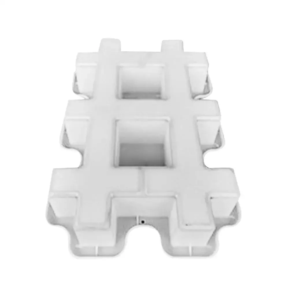Plastic Mold Pavement Color Brick Permeable Brick Cross Shaped Parking Space Lawn Flower Bed Mold Box