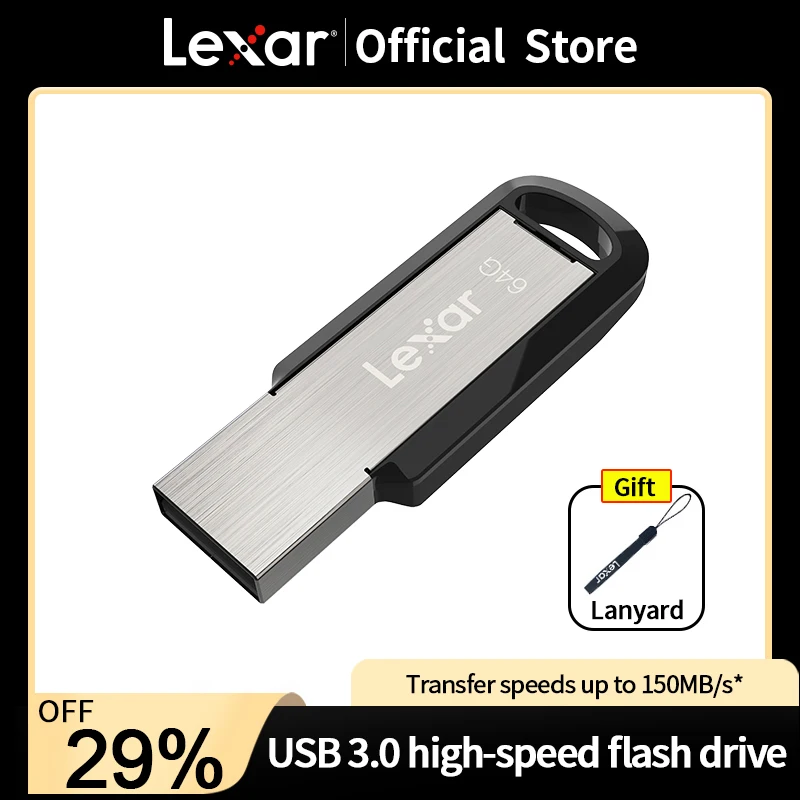 Lexar Original Jumpdrive M400 Usb 3.0 Flash Drive 32gb 64gb 128gb