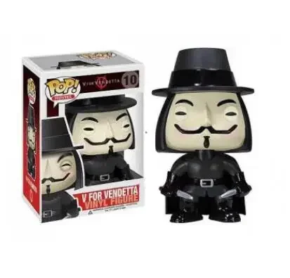 FUNKO pop Anime V For Vendetta #10 Figuras de acción de vinilo Colección Modelo Juguetes para niños Regalo de Navidad