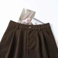 High Waist Woolen Skirt Women Long 2024 Autumn Winter Plus Size Women Clothing Elastic Waist A Line Brown Or Black Skirt Women - Image 5