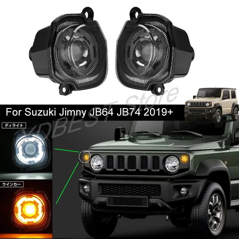 

2 шт., Автомобильные Светодиодные поворотники для Suzuki Jimny JB64 JB74 2019-2023