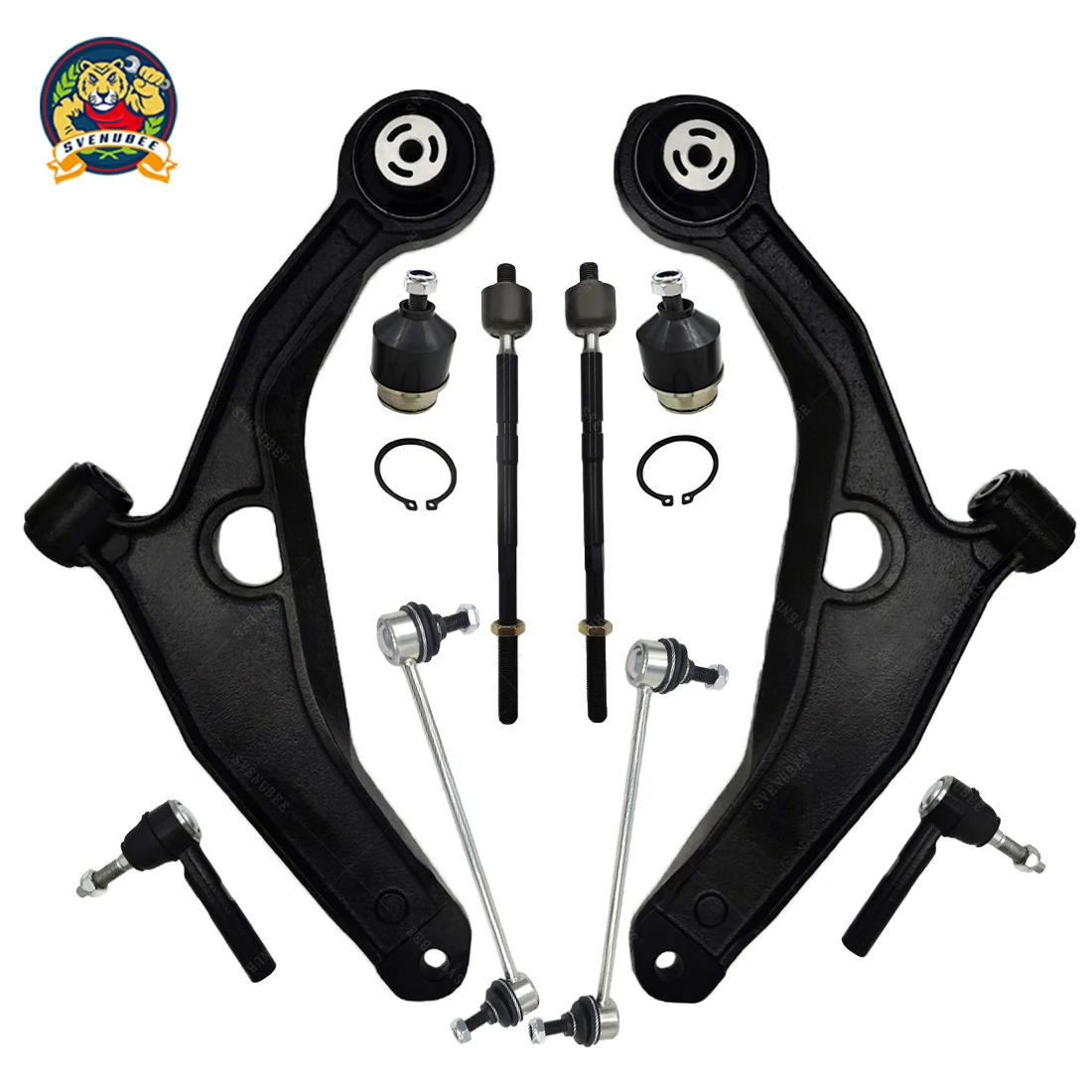 

Svenubee 10PCS Front Lower Control Arm Tie Rod End Sway Bar Link for Dodge Avenger Chrysler 200 Sebring 2007 2008 2009 - 2014
