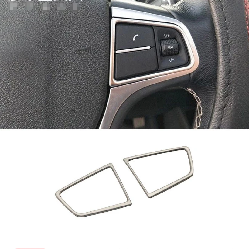 

Декоративный чехол на руль автомобиля, отделка из нержавеющей стали для Geely Atlas Emgrand NL-3 Proton X70 2016-2020, аксессуары