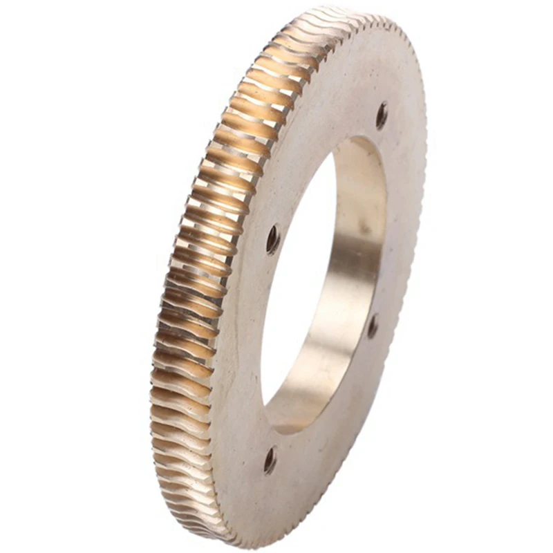 Stainless Steel Worm Tin Bronze Worm Gear Wear 1:90 Reduction Ratio Large Reduction Ratio