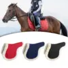 Quilted Saddle Pad Horse Riding Pads Equestrian Gear Thick Breathable Practical Sponge Lining Comfortable Dressage Saddle Pad 4