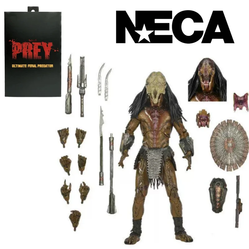 Originale Neca 51725 Predator Prey Ultimate Feral Predator 7 Pollici Action Figure Collection Model Toy Regalo Di Natale