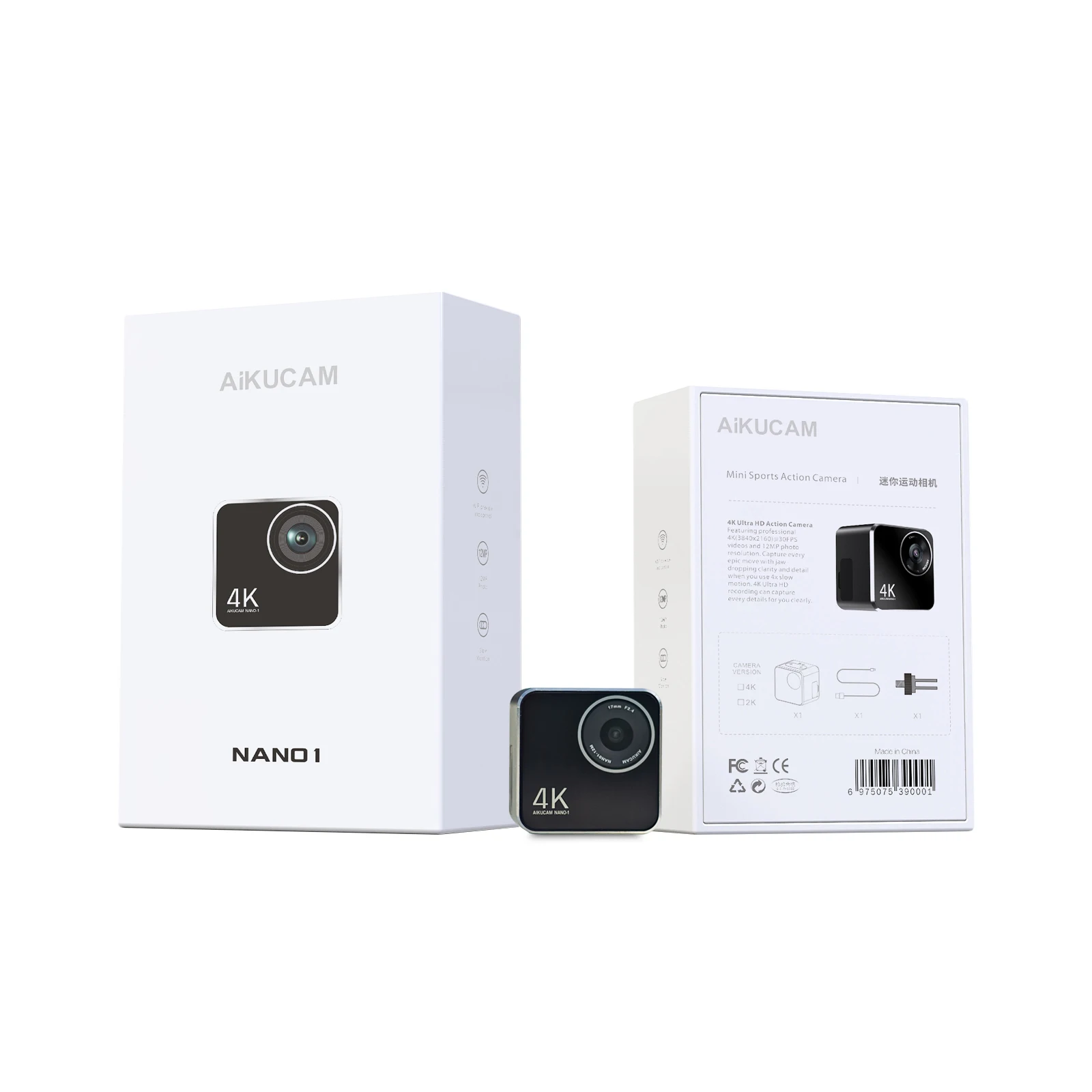 4K 60FPS Mini Sports Action Camera 4K Vlog Camera Waterproof EIS Outdoor Helmet Mini Cam 1080P 120FPS USB Pet Wifi Cameras 6
