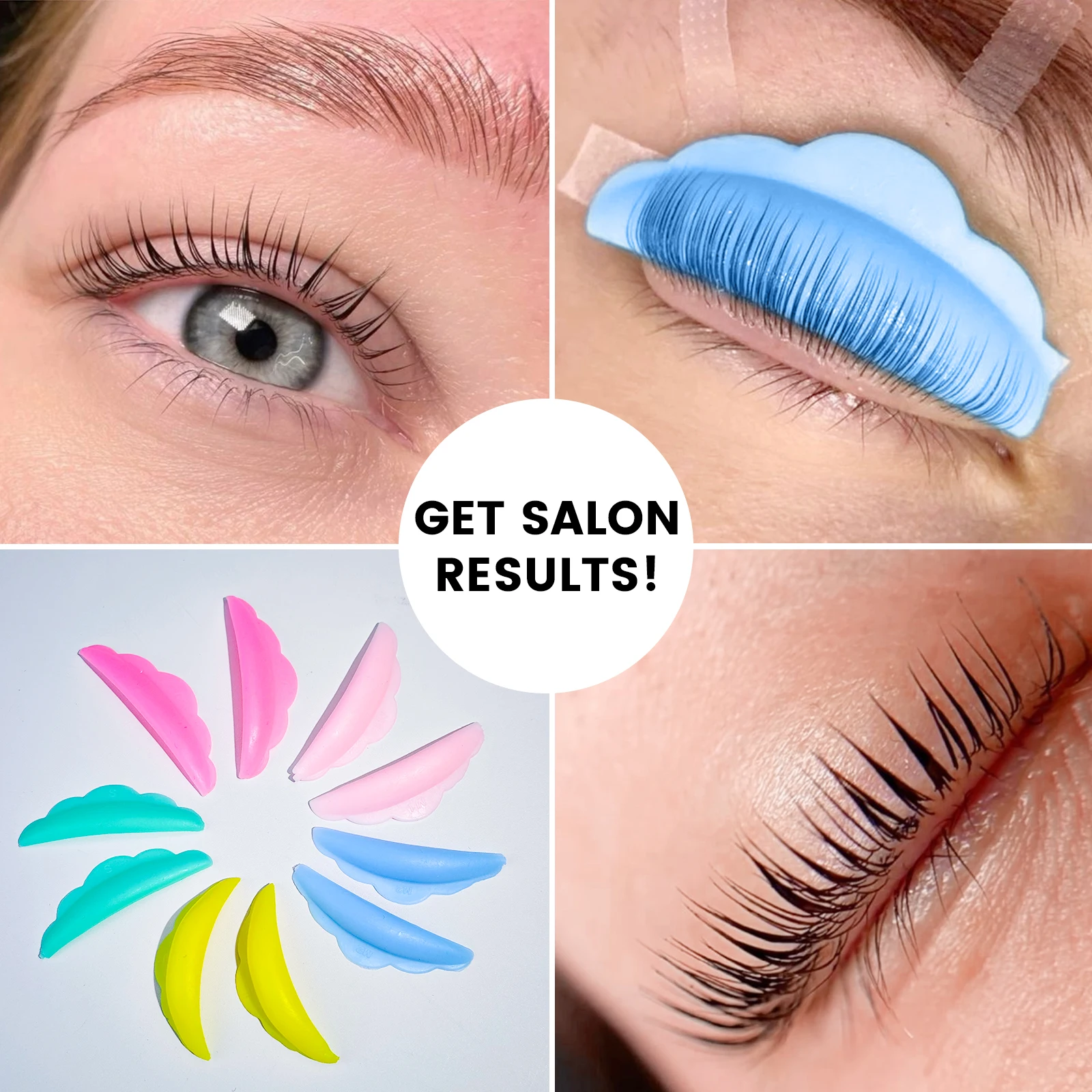 5 Pair Eyelash Extension Pads Silicone Protection Eyelashes Pad Reusable Lifting Curler Shield Patch Lashes Makeup Tool,eyelash patches,eyelash patch,eyelash pads,eyelash accessories,eyelash extension supplies