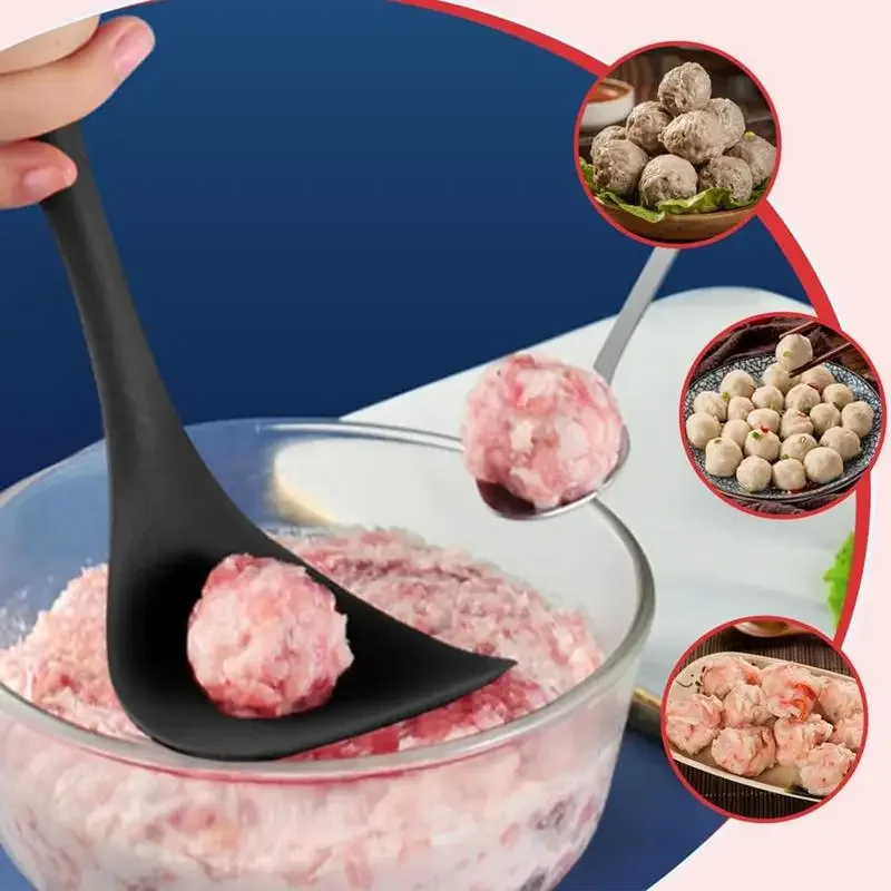 High Temperature Resistant Meatball Tool Cooking Utensil for Meatballs Efficient Silicone Meatball Maker for Home Quick