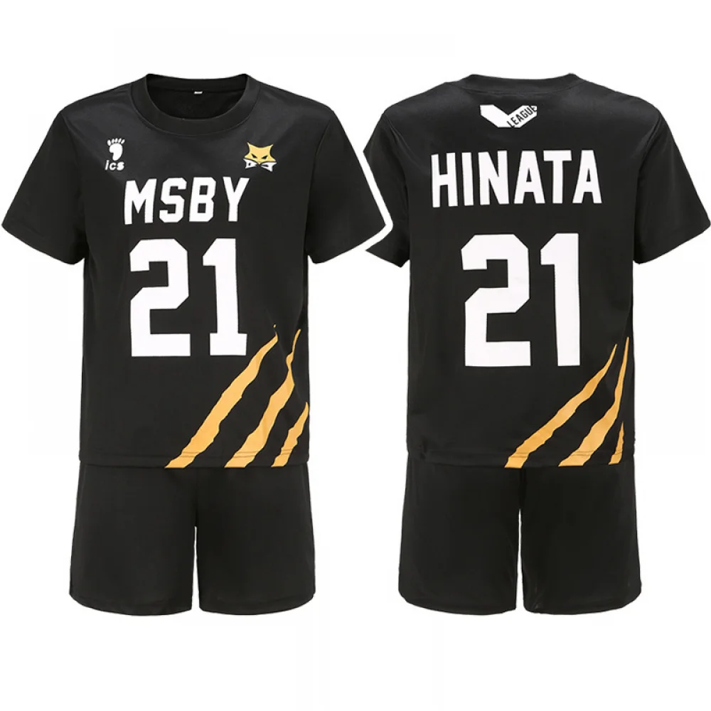 MSBY バレーボールシャツ Mサイズ 13 MIYA Haikyuu!! MSBY Black Jackal NO.13 Uniform Atsumu Miya Model