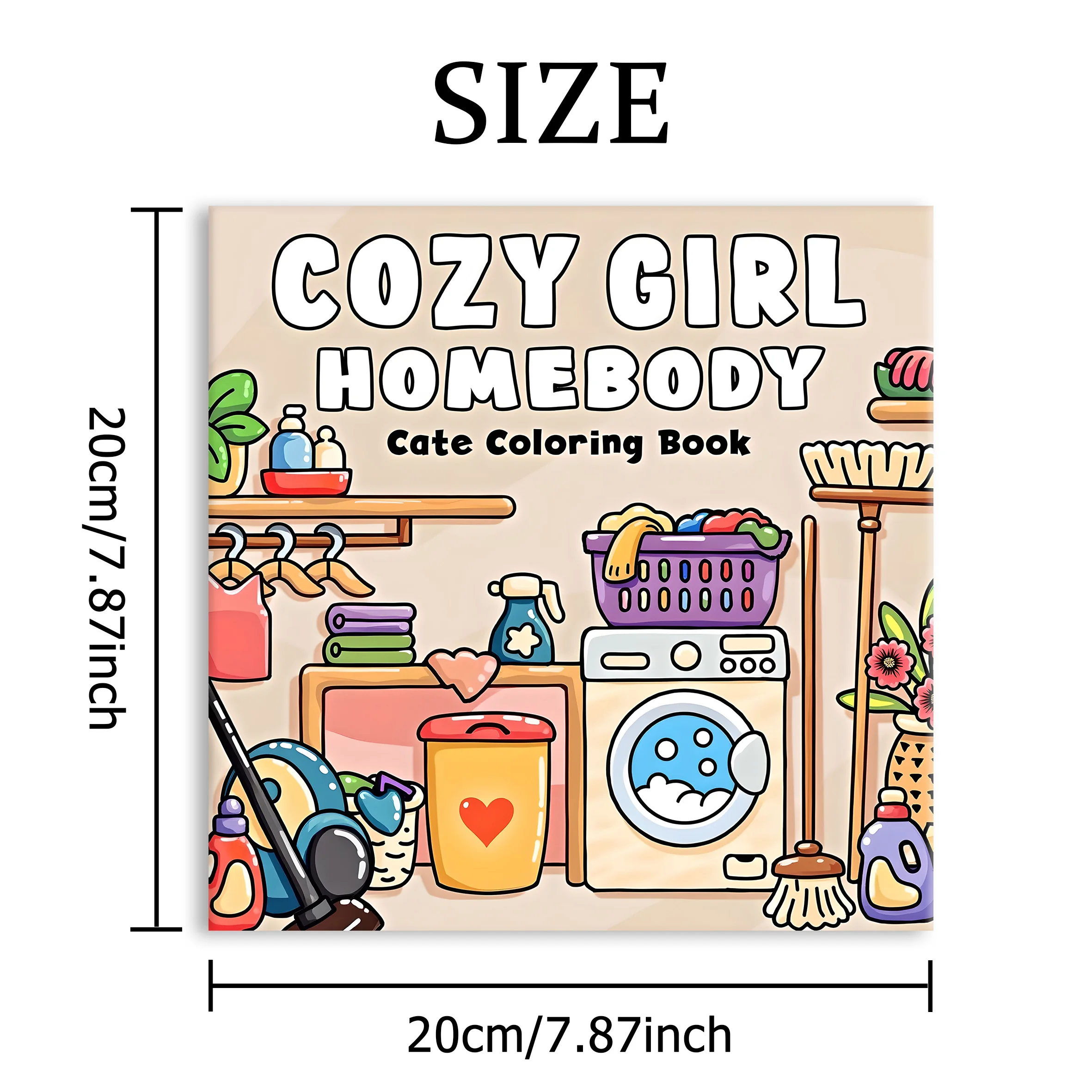 COZY GIRL Bold-easy Patterns Coloring Book for Adults Cute Drawing Book Perfect Gift for Party and Birthday 2