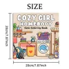 COZY GIRL Bold-easy Patterns Coloring Book for Adults Cute Drawing Book Perfect Gift for Party and Birthday 2
