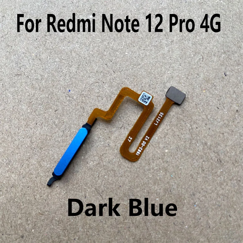 Enhanced Fingerprint Sensor Touch ID Ribbon Connector Flex Cable for Xiaomi Redmi Note 12 Pro