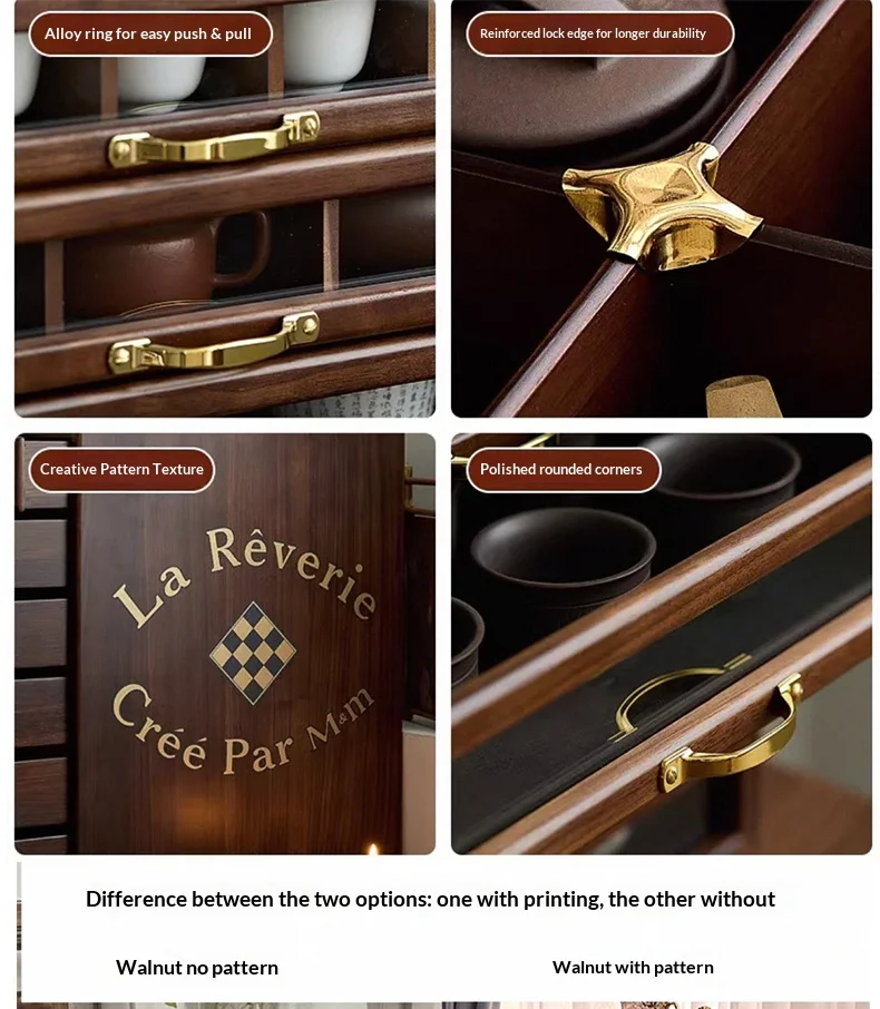 12-Drawer Wooden Jewelry Cabinet 6
