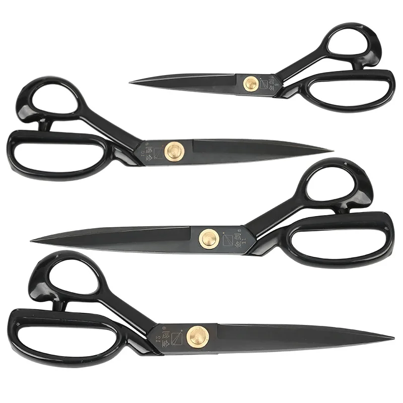 Tailor Scissors Sewing Scissors For Clothing Sewing Fabric Leather Cutting Household Tool 9-12 Inch