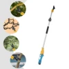 Cordless Electric Pruning Shears with 2 Spare 2.0ah Lithium Batteries (1.44-2m)Extension Pole Tree Branch Cutting Machine 4