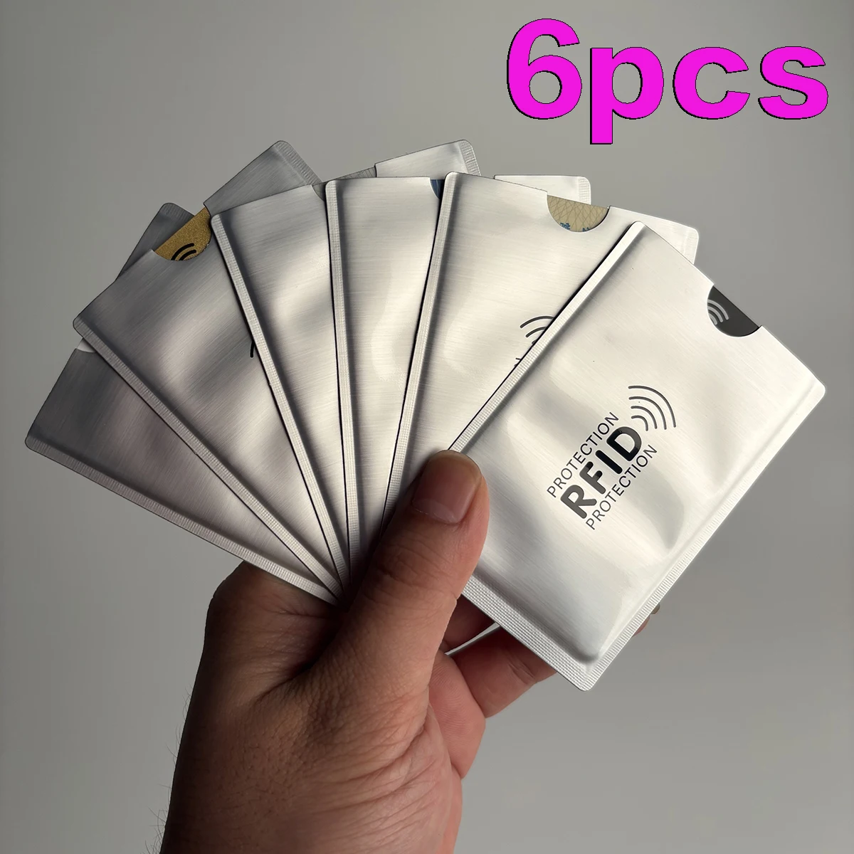 Debit Cover Card Protector Rfid Card Holder Case RFID Credit Card Holder  Aluminum Case For Men