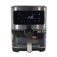 Freidora Por Aire Fryer Household Large Capacity Multi-Functional Smart Stainless Steel Visual Air Fryer Deep Frying Pan 1