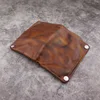Vintage Real Leather Men's Short Wallet Slim Small Wallet Money Bag Credit Card Holder ID Card Case Mini Purse for Male 4