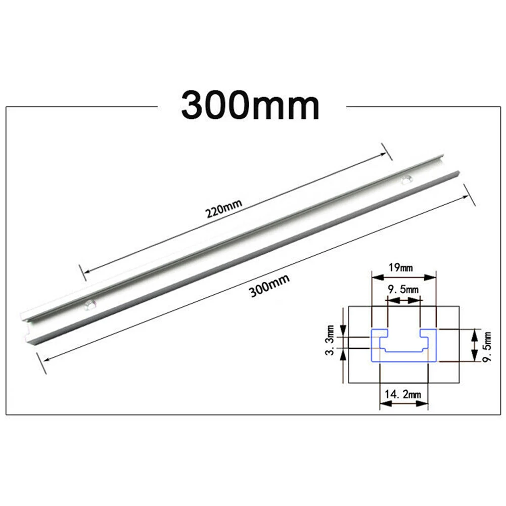 

T-slot Slide T-Slot Track Aluminium Alloy Attachments Carpentry Accessories Miter Jig Tools Tool Workbench Parts