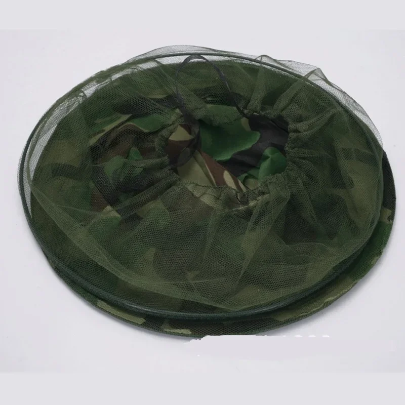 Baş yüz koruma peçe maske şapka arı Bug böcek anti-sivrisinek güvenlik önleme kafa Net kamuflaj arıcılık şapka