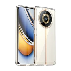 Vibrant Transparent TPU Shockproof Protective Phone Case - Plastic (Transparent)
