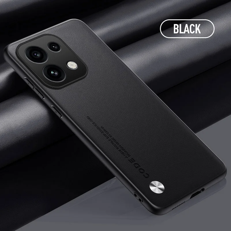 Premium Slim Protective Leather Case - Elegant Plain Design